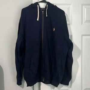 XL Tall Polo Ralph Lauren Heavyweight Zip Hooded Sweatshirt